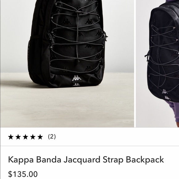 kappa banda jacquard strap backpack